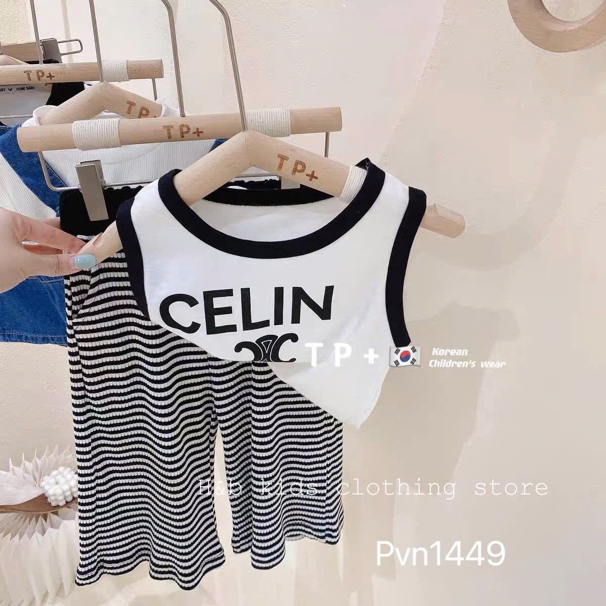 Bộ sọc ngang Celin 2 màu r7 TỒN