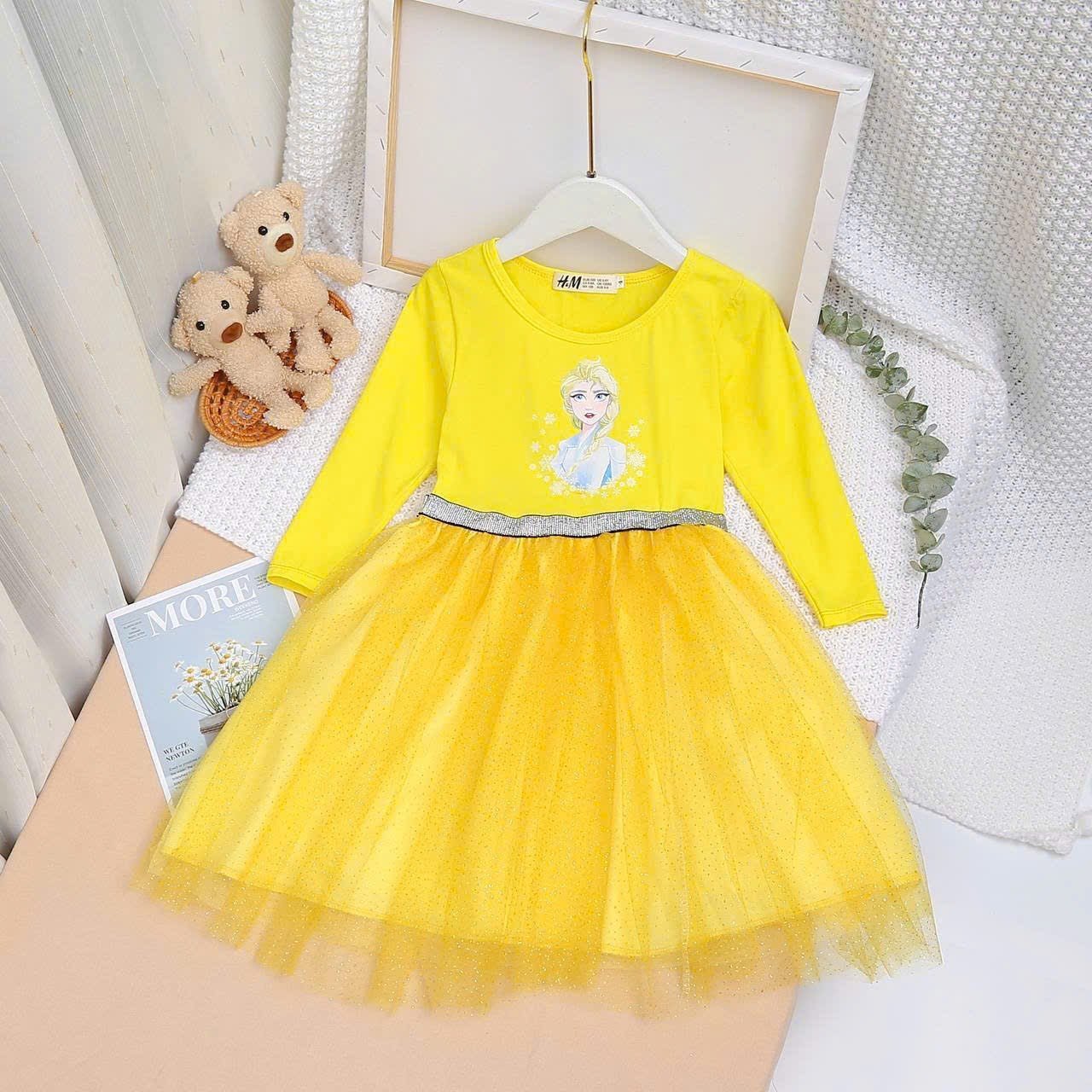 Váy Elsa 3 màu HM TỒN