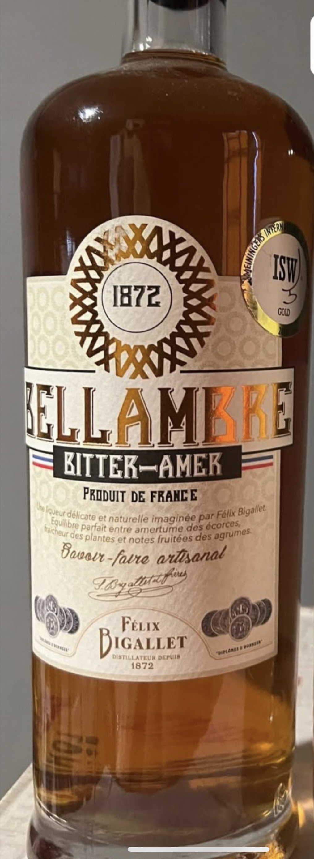 Bellambre bitter - amer 18% 700ml