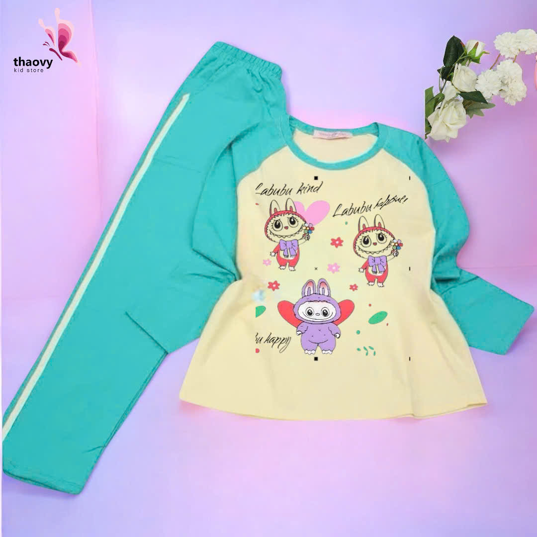 Bộ đồ ngủ pijama tay dài chất Satin mát lạnh đủ size Từ 10kg Đến 55kg - shopThaovy kids