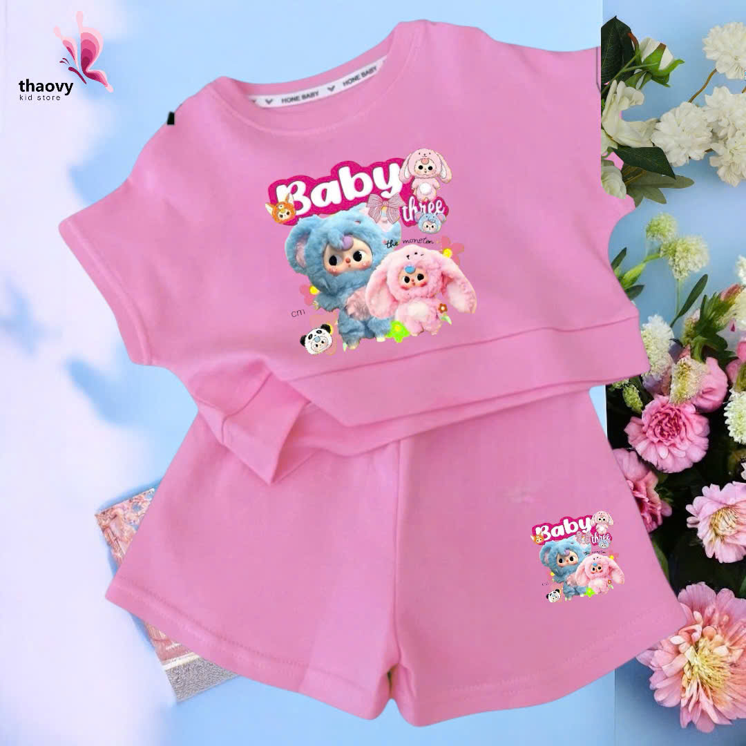 Bộ đồ ngủ pijama tay ngắnchất cotton mát lạnh đủ size Từ 10kg Đến 55kg - shopThaoanh kids