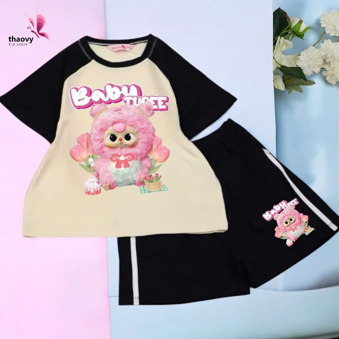 Bộ đồ ngủ pijama tay ngắn - chất cotton mát lạnh đủ size Từ 10kg Đến 55kg - shopThaoanh kids