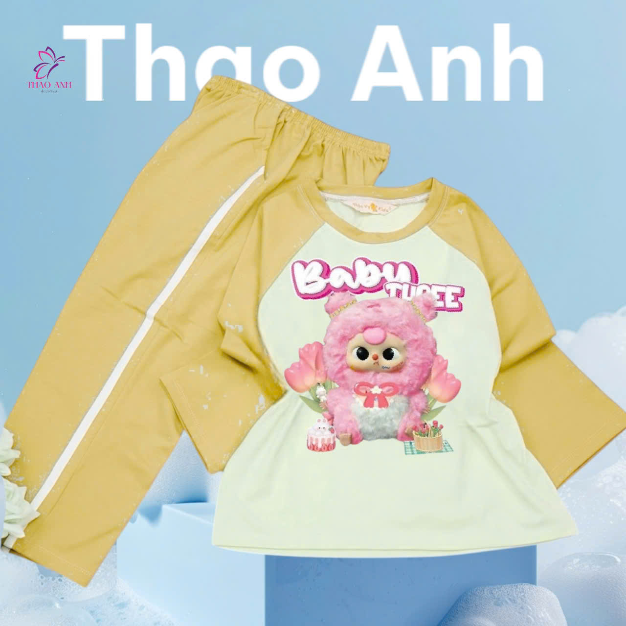 Bộ đồ ngủ pijama tay dài chất cotton mát lạnh đủ size Từ 10kg Đến 55kg - shopThaoanh kids
