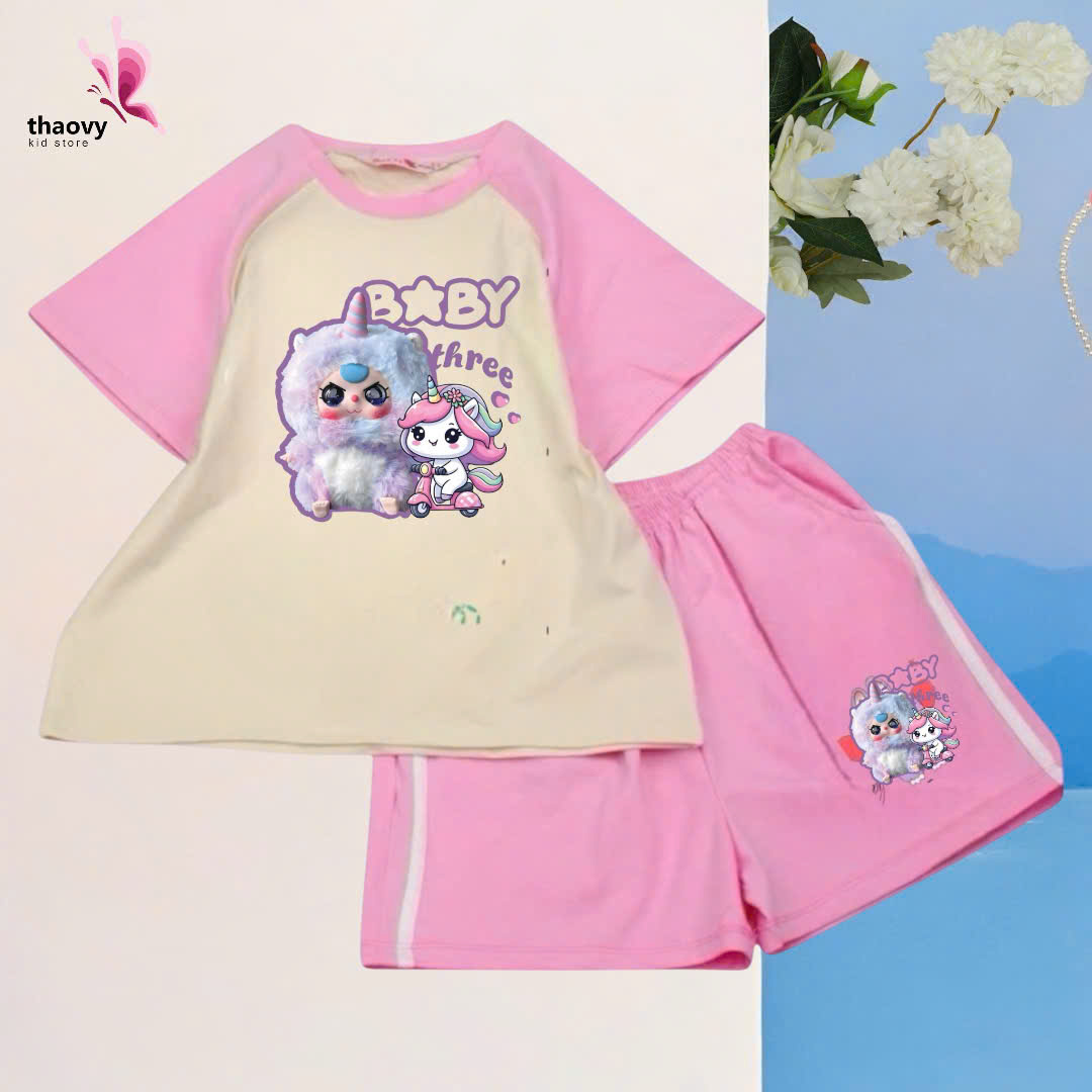 Bộ đồ ngủ pijama tay ngắn - chất cotton mát lạnh đủ size Từ 10kg Đến 55kg - shopThaoanh kids