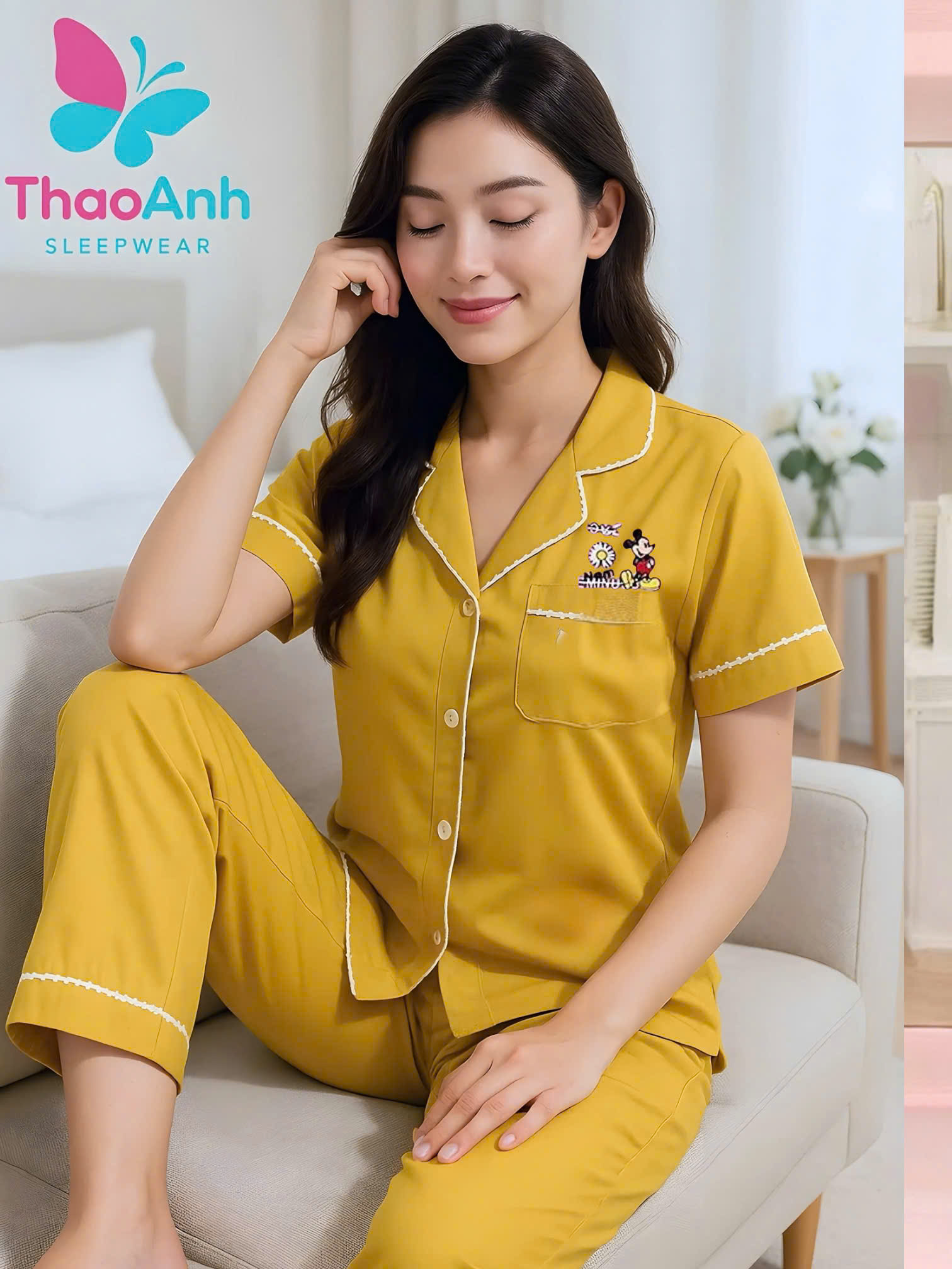 Đồ ngủ mặc nhà cho người lớn - Chất vải LATIN cao cấp, mát mẻ - ĐỦ size