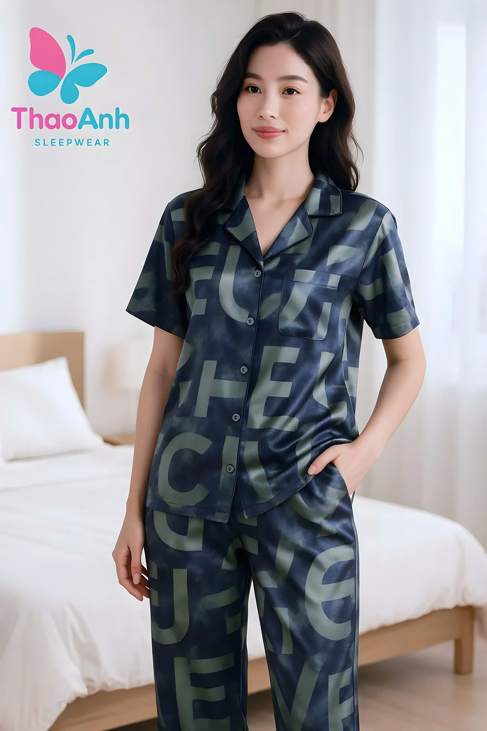 Đồ ngủ mặc nhà cho người lớn - Chất vải LATIN cao cấp, mát mẻ - ĐỦ size