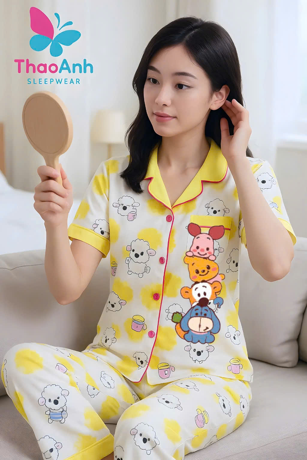 Đồ ngủ mặc nhà cho người lớn - Chất vải LATIN cao cấp, mát mẻ - ĐỦ size