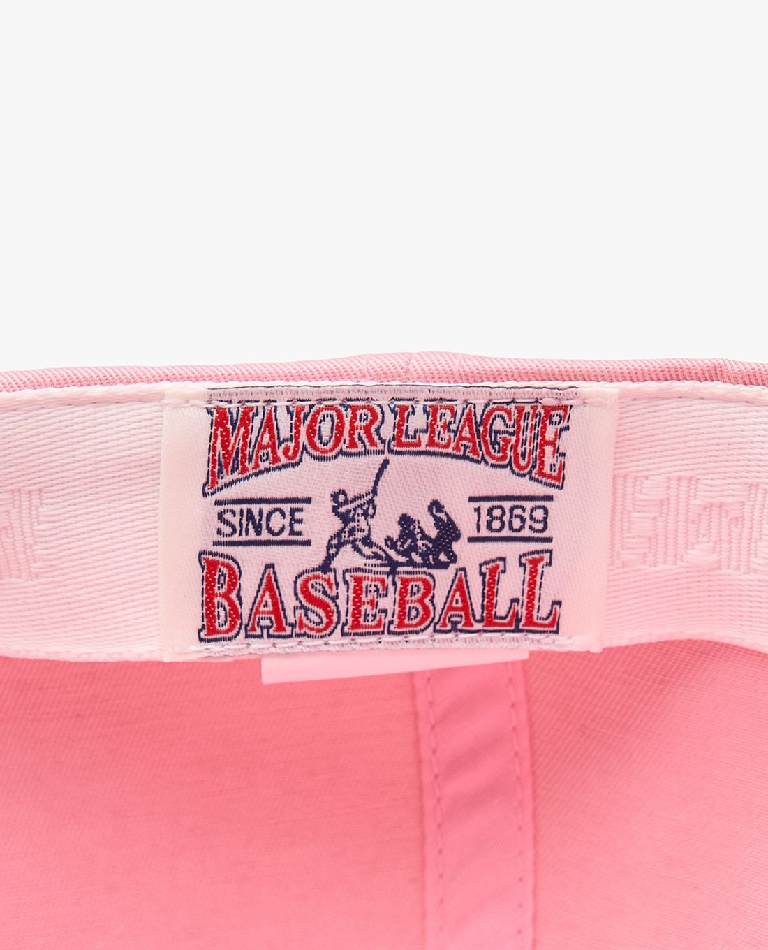 Mũ MLB Chữ Thêu - Hồng