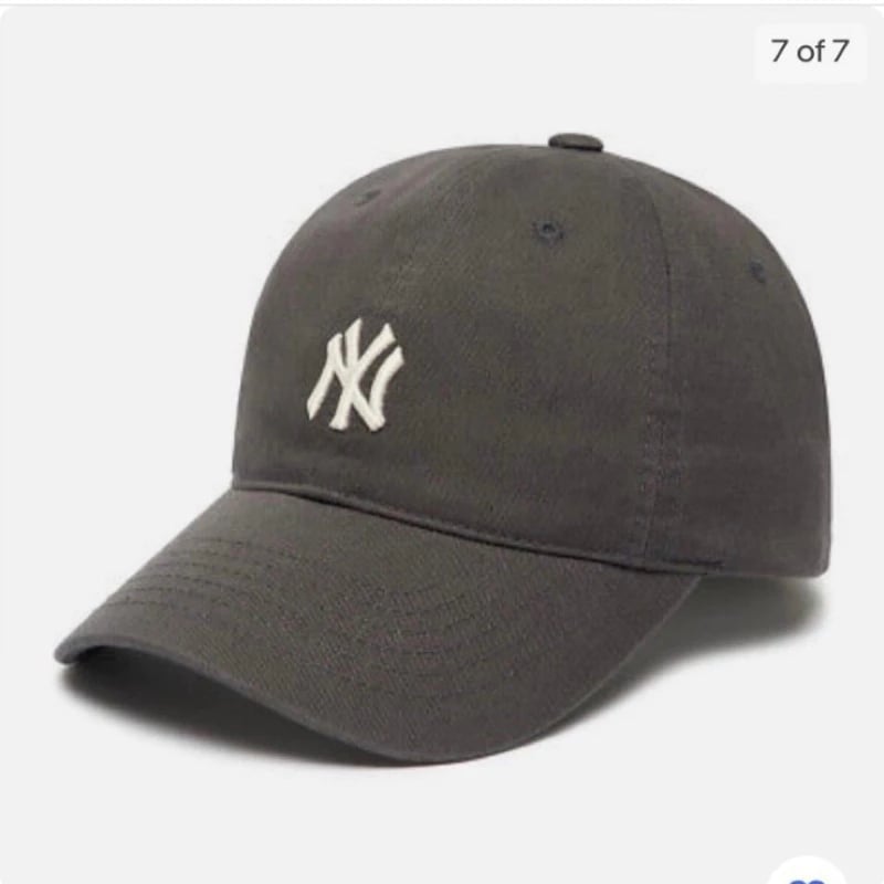 Mũ MLB Logo Nhỏ - Xám NY