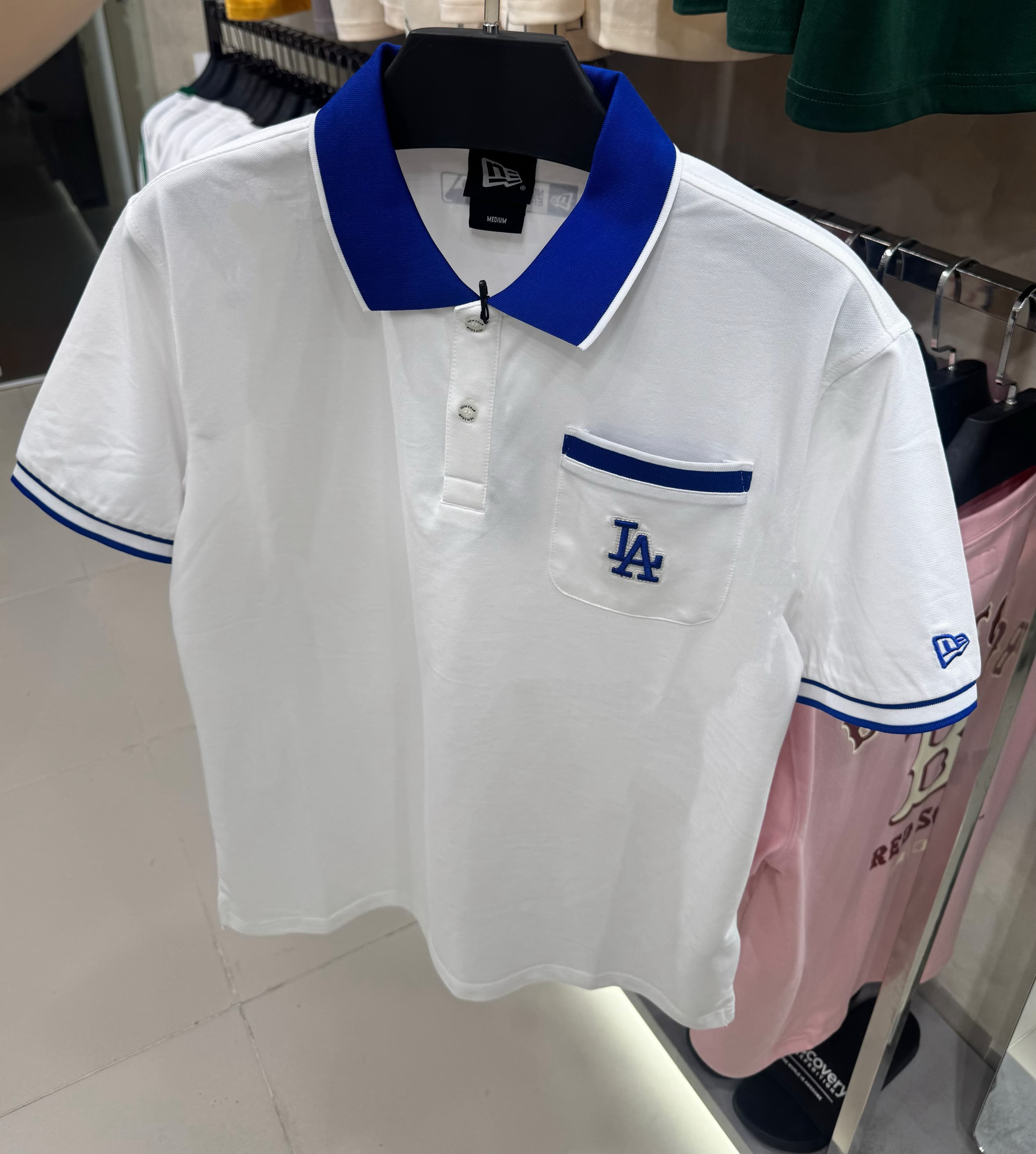 Áo Polo LA Viền Xanh