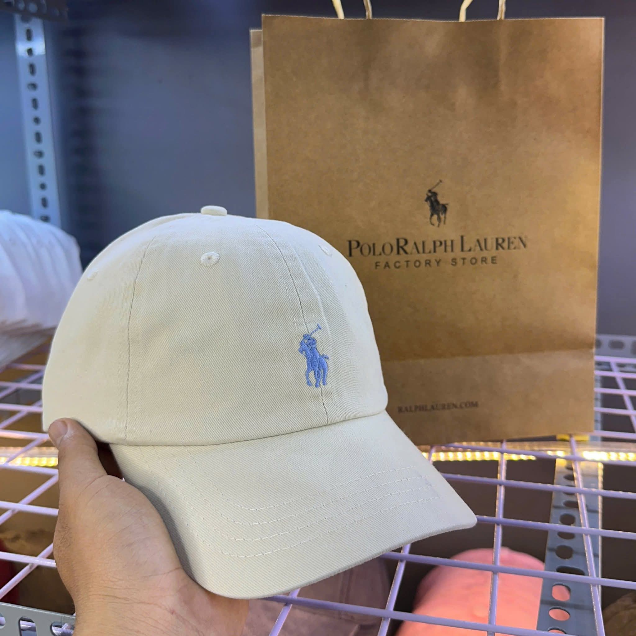 Mũ Polo Ralph Lauren Cotton -  Trắng