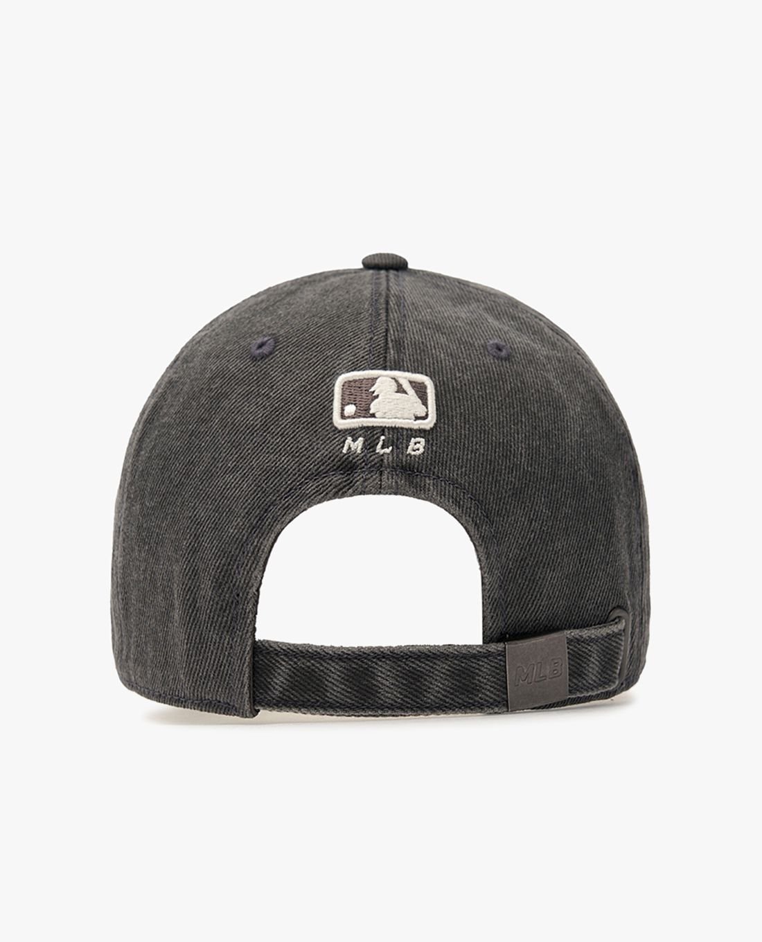 Mũ MLB Jeans Chữ Thêu - Xám