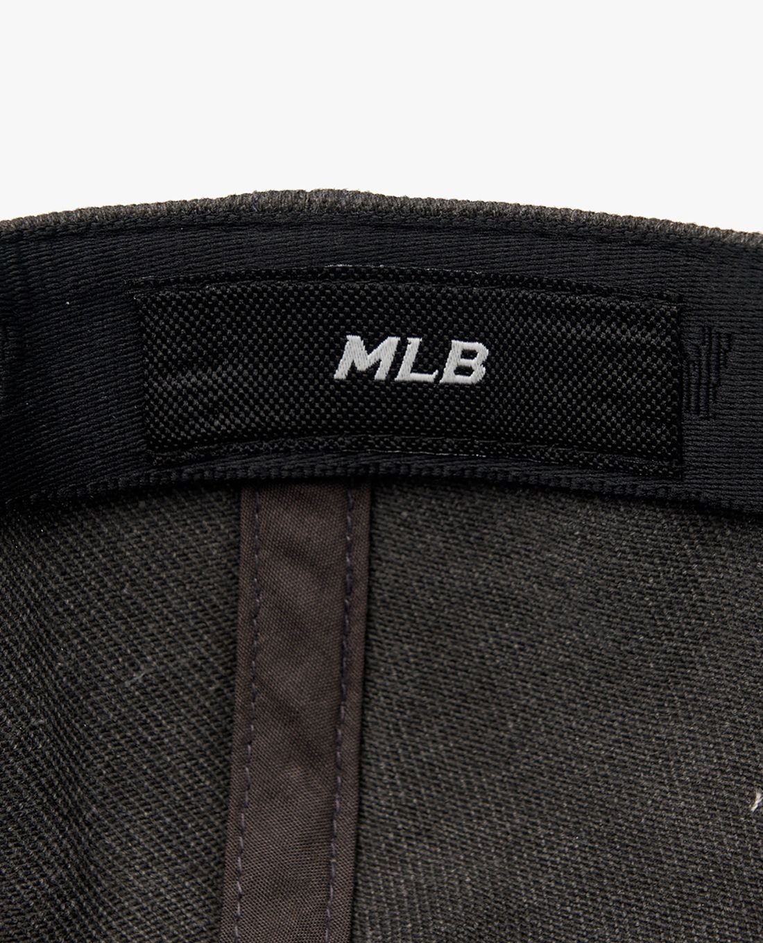 Mũ MLB Jeans Chữ Thêu - Xám