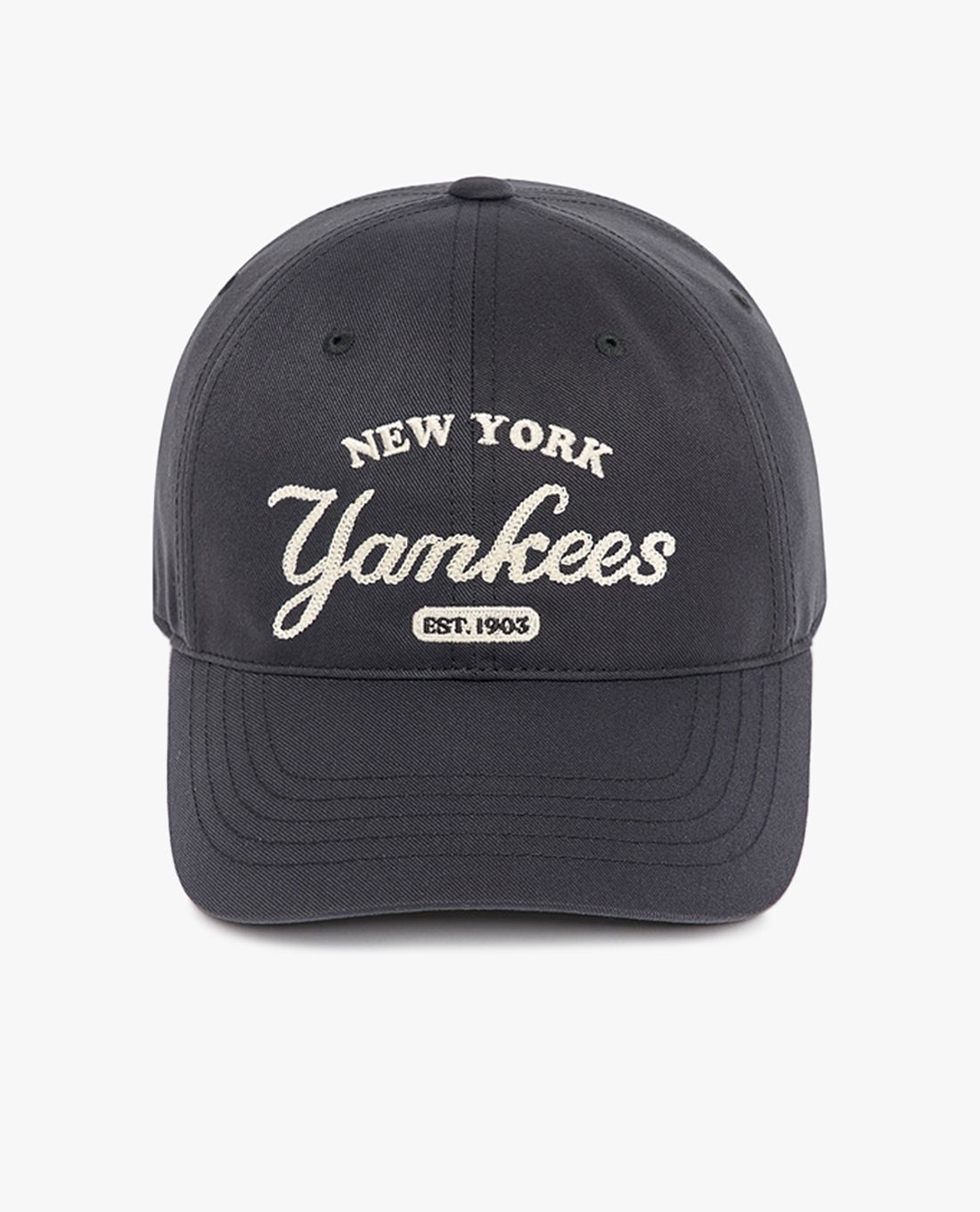 Mũ MLB Chữ Thêu - Xám