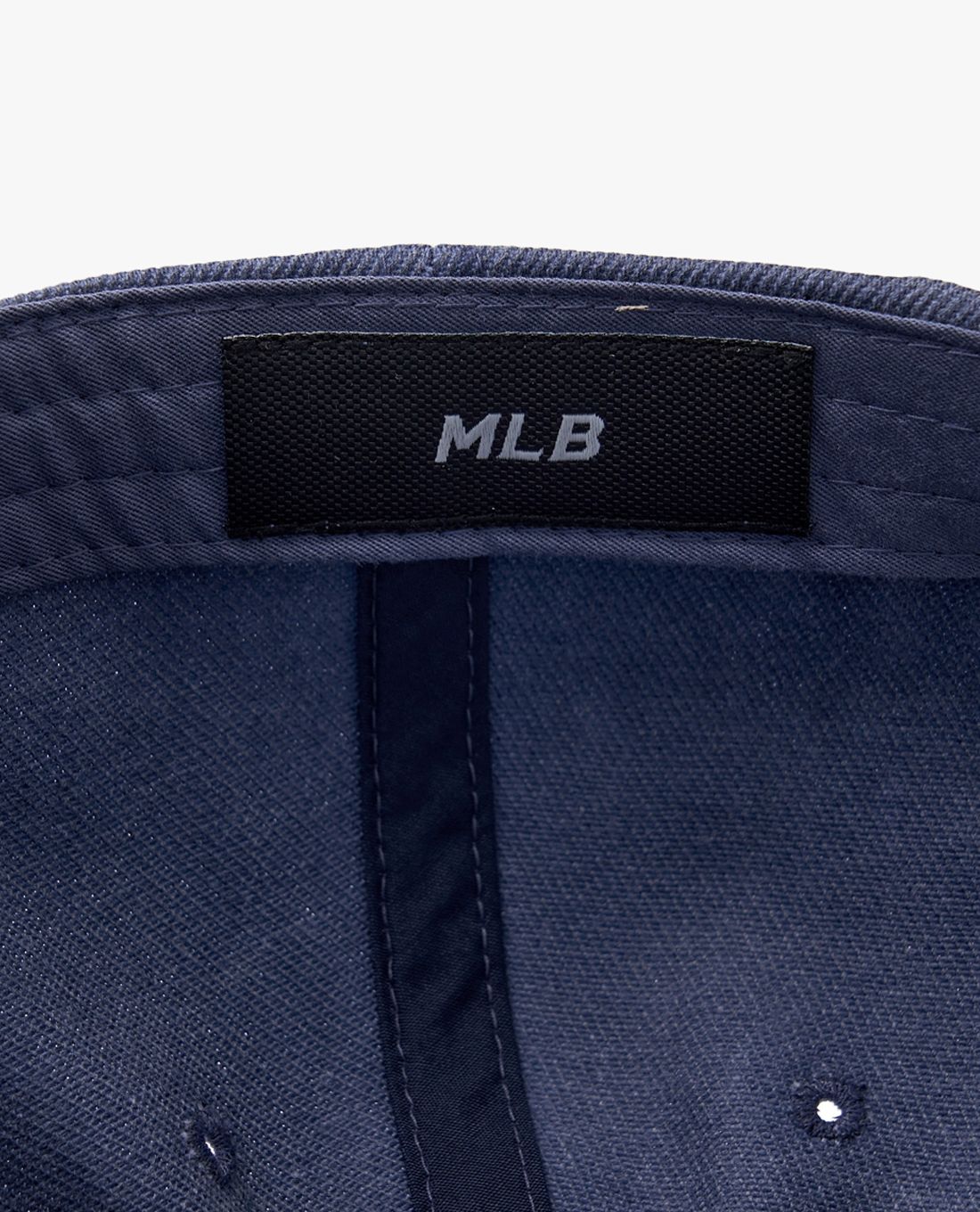 Mũ MLB Jeans Logo Thêu Màu - Xanh Dương