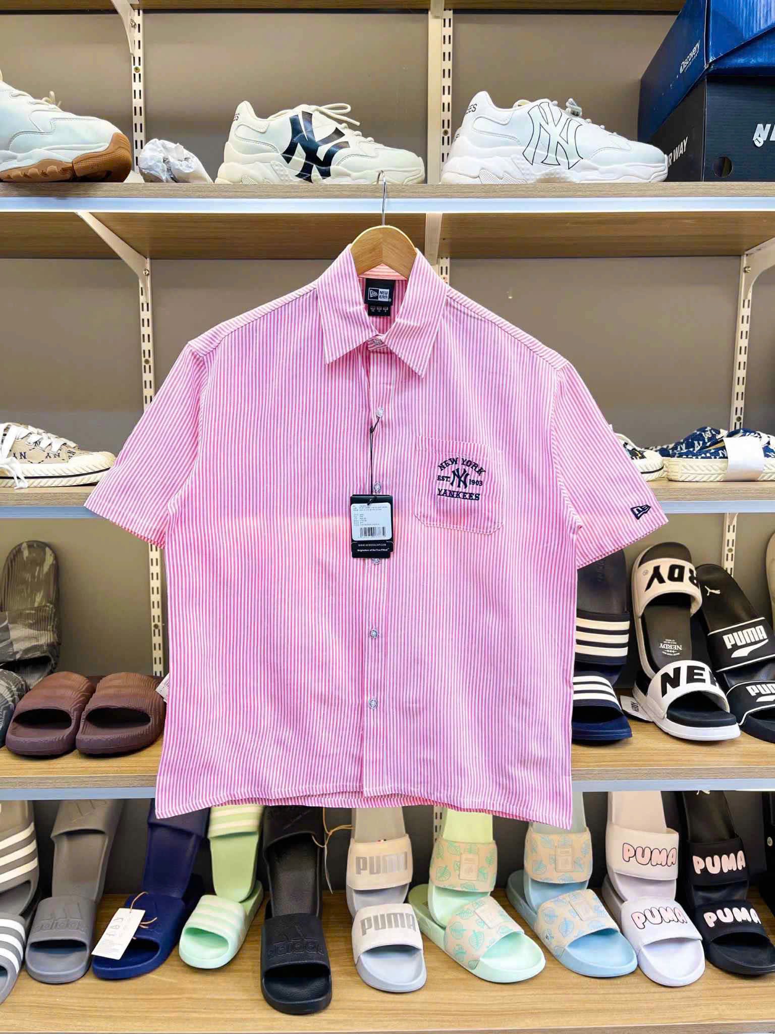 Sơ Mi Sọc Ngắn Tay