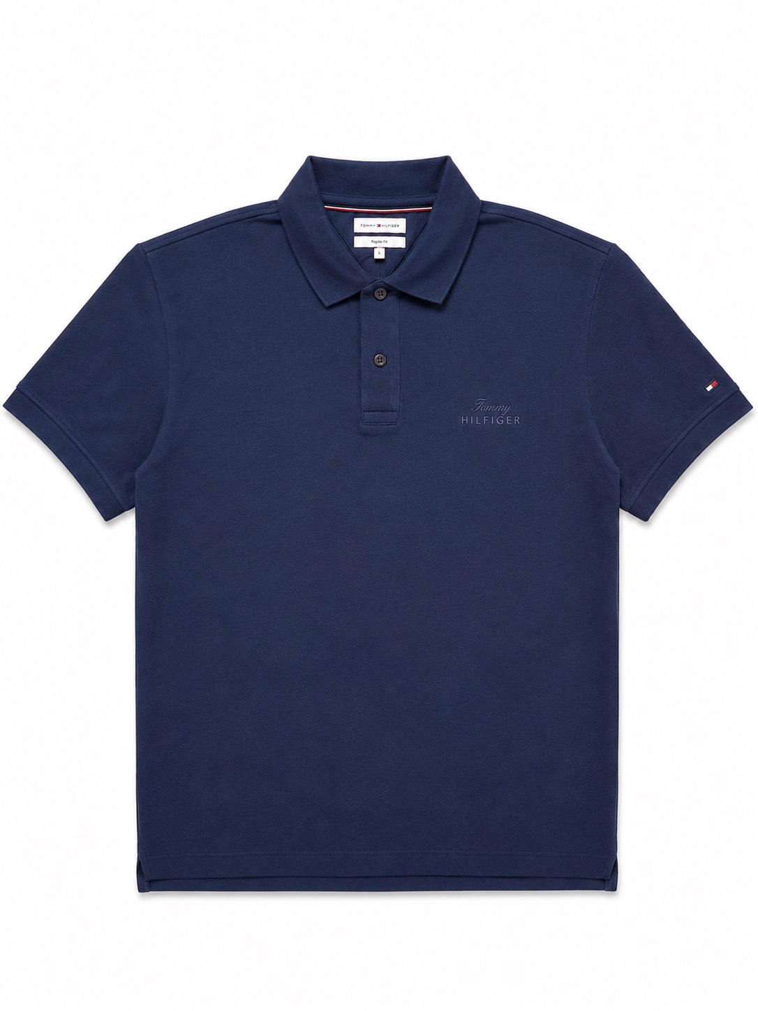 Polo tôm full - thêu Regular navy