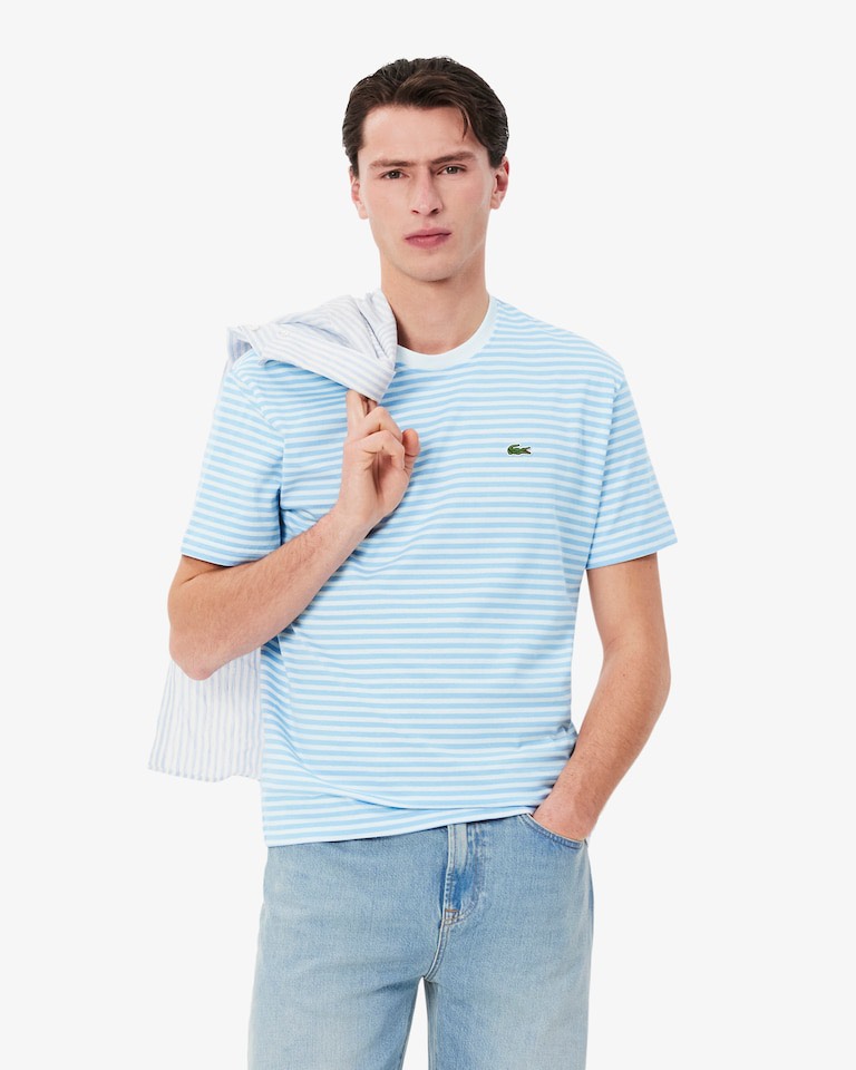 Phông cá full sọc xanh mint classic