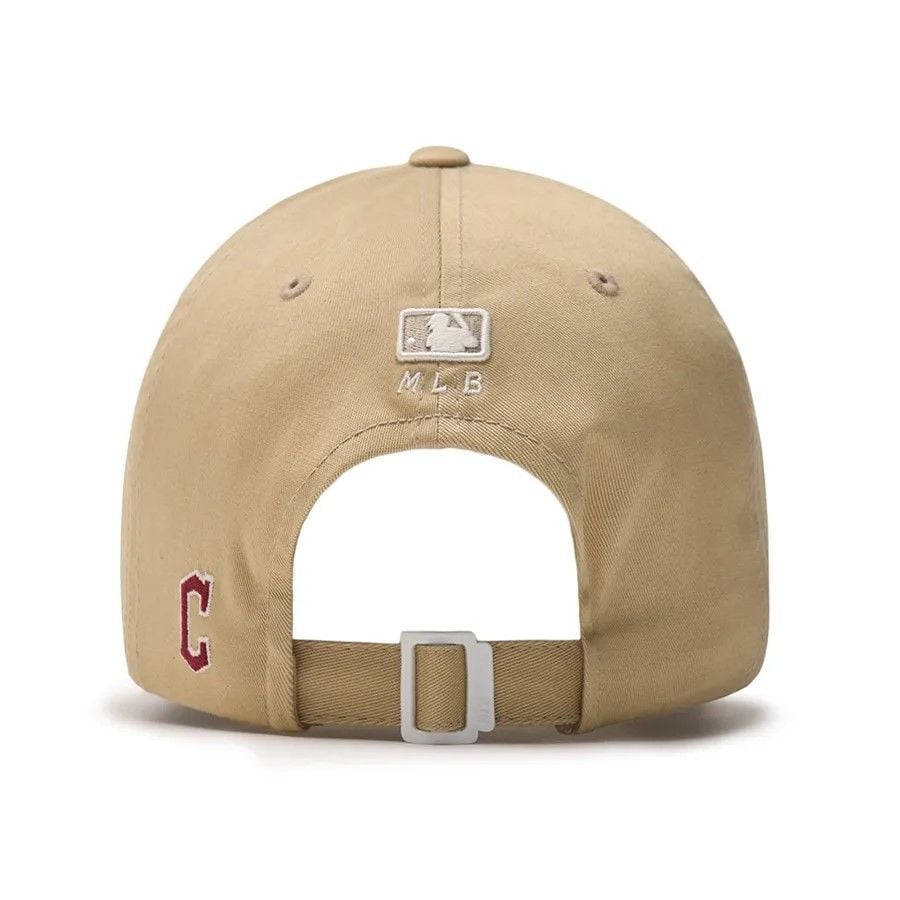 Mũ MLB Chữ Thêu - Be