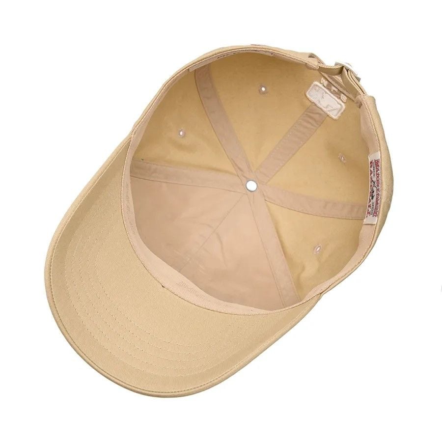 Mũ MLB Chữ Thêu - Be