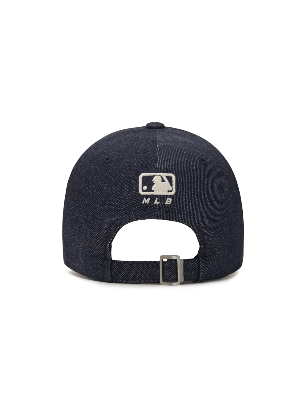Mũ MLB Jeans Chữ Thêu - Navy