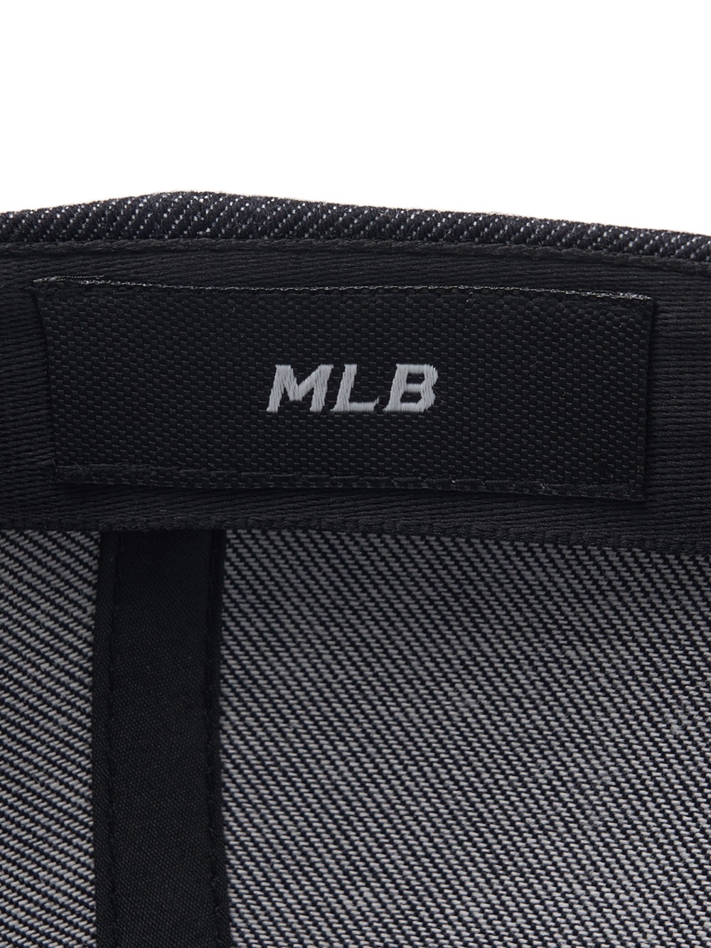 Mũ MLB Jeans Chữ Thêu - Navy