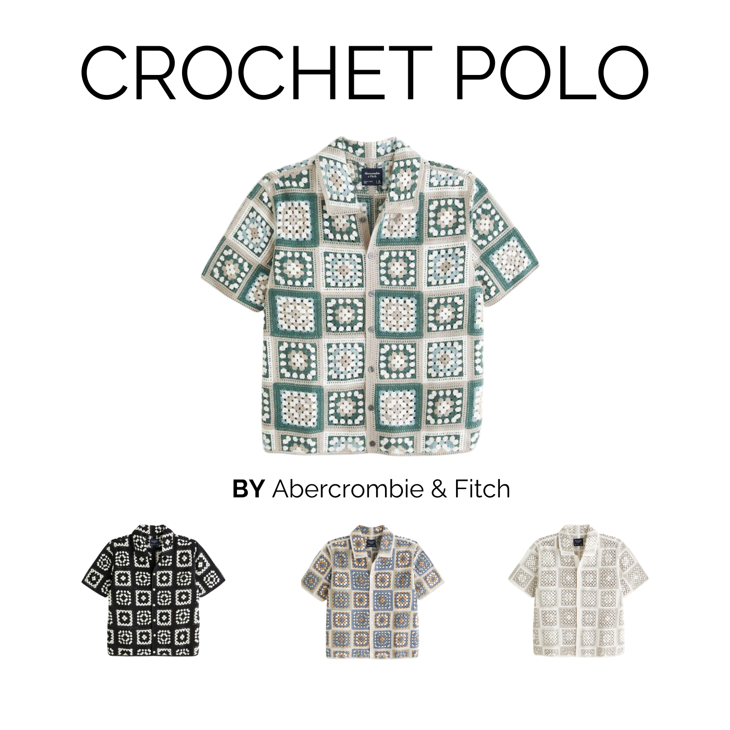 Áo sơ mi móc len hè