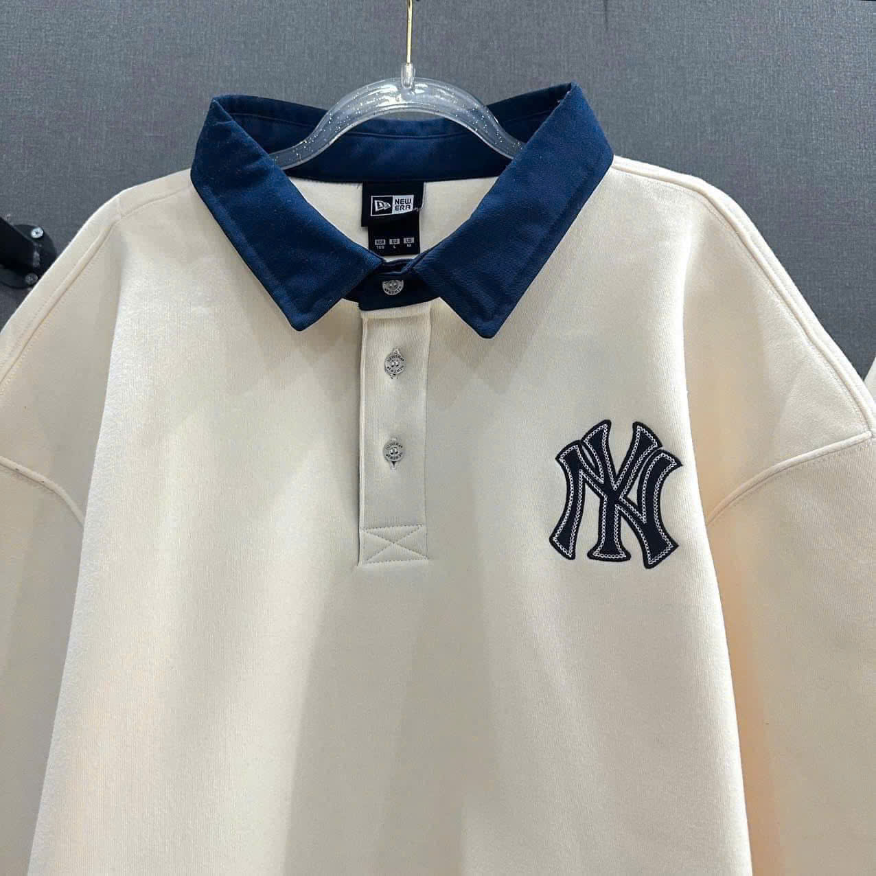 Sweater Polo Logo Thêu NE