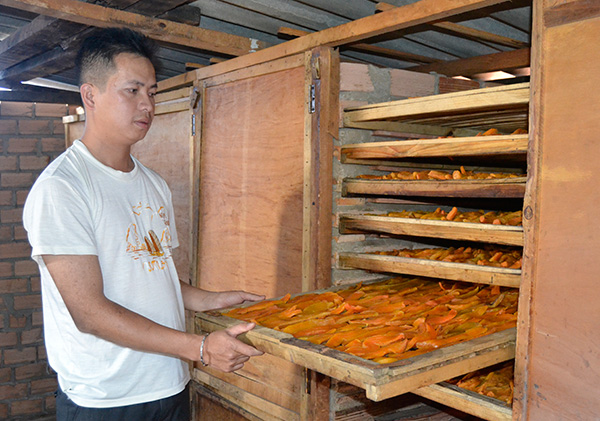 Anh Nguyễn Văn Chung – Chủ cơ sở khoai lang sấy