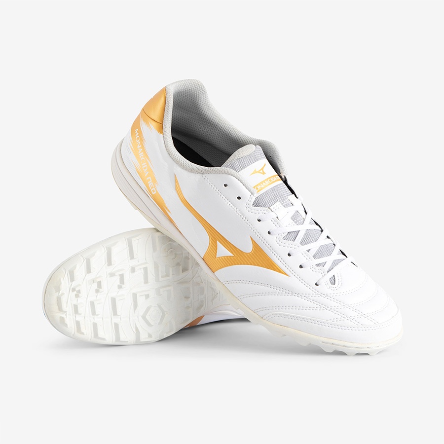 MIZUNO MONARCIDA NEO SALA PRO TF - Q1GB232152 - TRẮNG/VÀNG