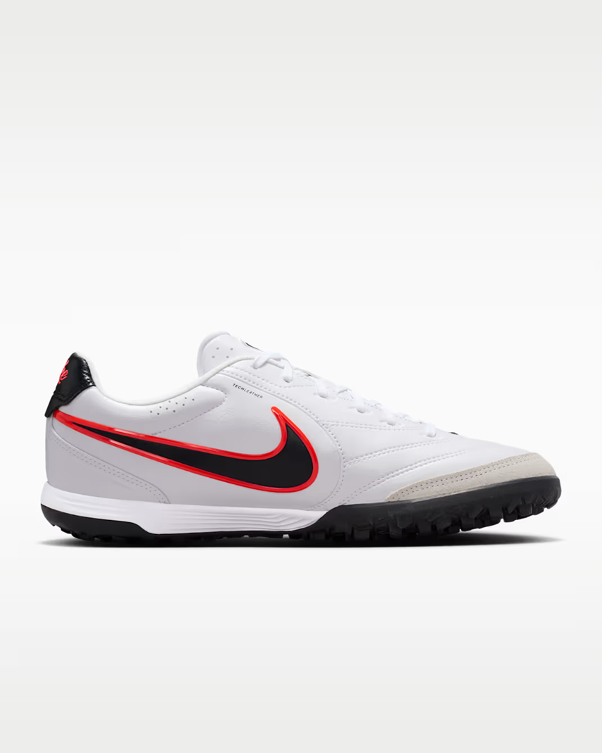 Giày đá bóng cỏ nhân tạo Nike Tiempo Ligera Pro TF - White/Black/Bright Crimson IB4477-106