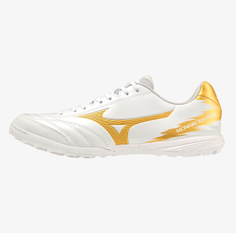 MIZUNO MONARCIDA NEO SALA PRO TF - Q1GB232152 - TRẮNG/VÀNG