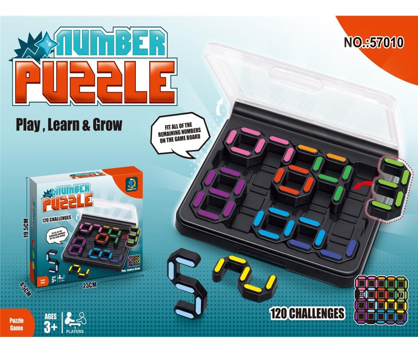 Đồ chơi thử thách chữ số- 57010