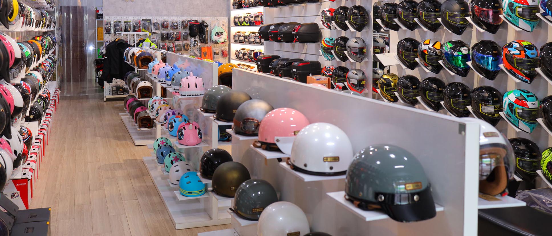 Nón bảo hiểm Fullface tại Babu Shop Phượt Cần Thơ