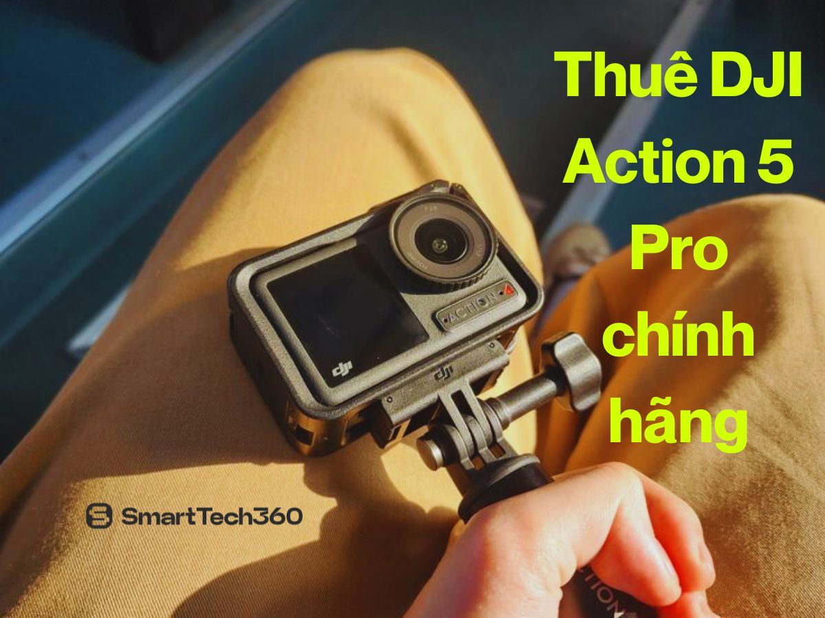 Thuê DJI Action 5 Pro chính hãng – Giải pháp linh hoạt cho dân thể thao