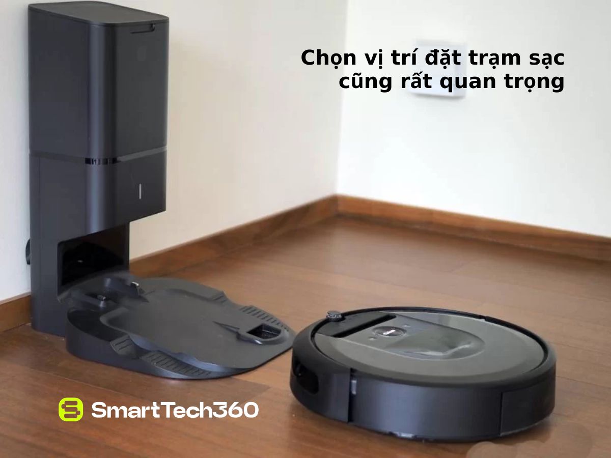 su dung robot hut bui lau nha kiem tra truoc khi hoat dong