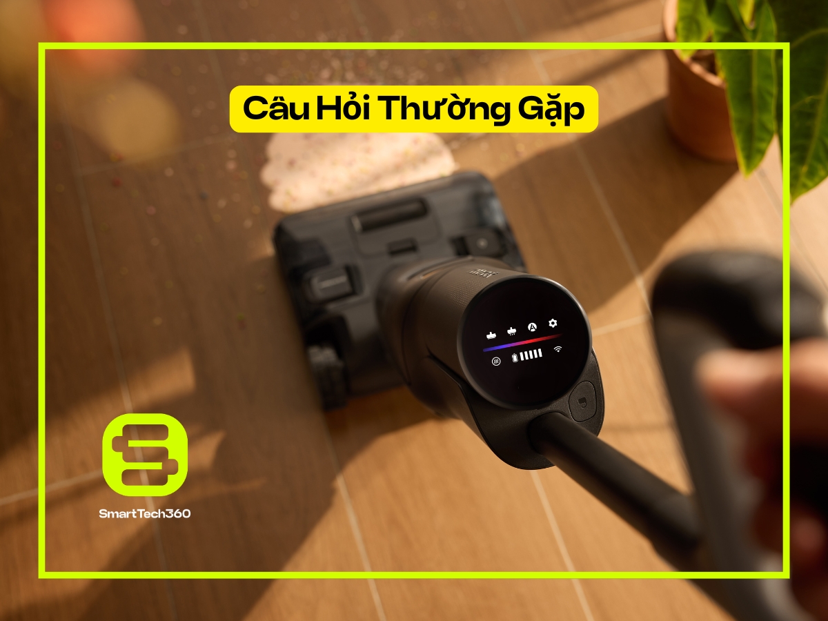 Các câu hỏi thường gặp về máy hút bụi cầm tay Roborock