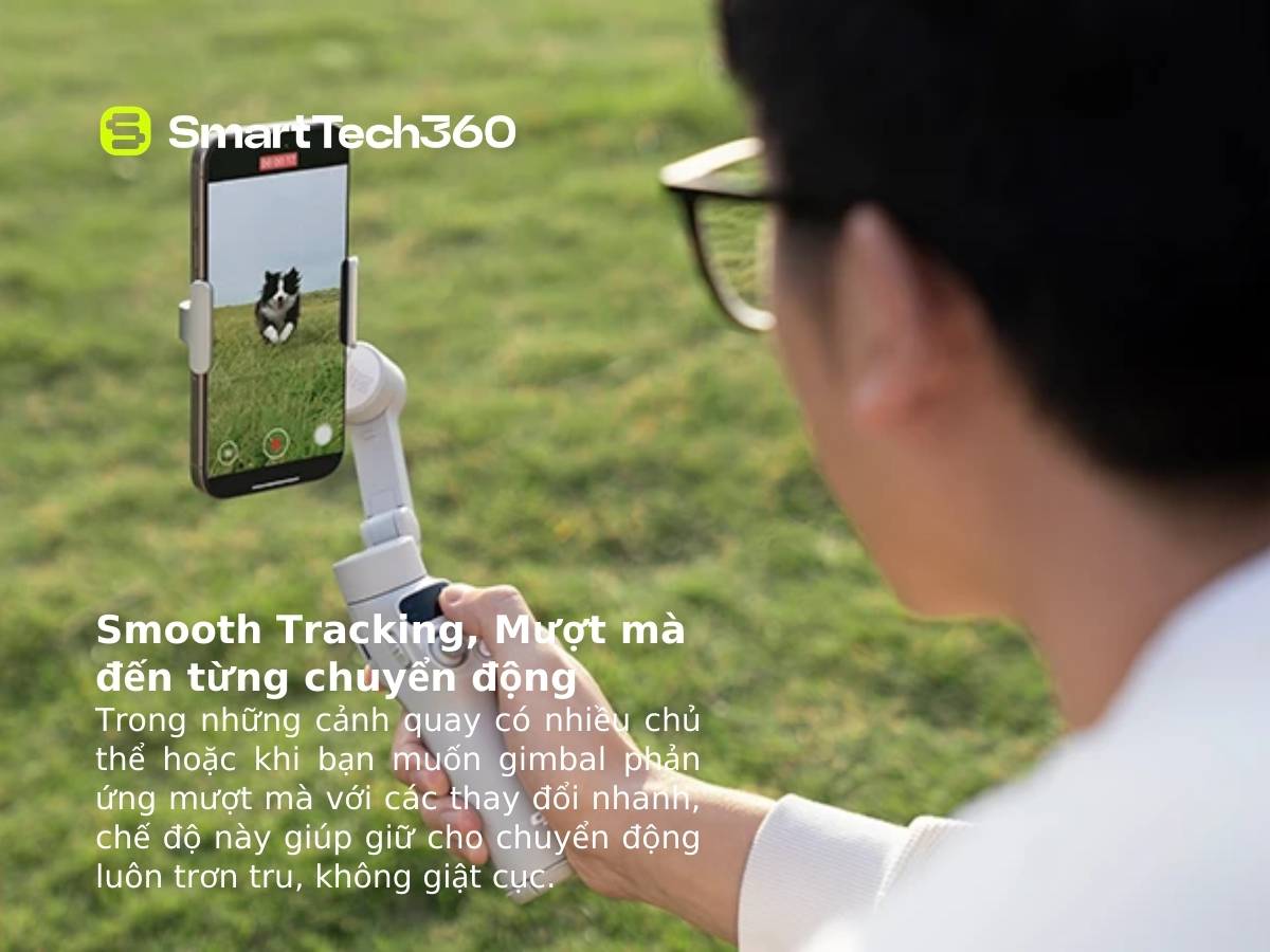 dji gimbal osmo mobile 7 smoot tracking