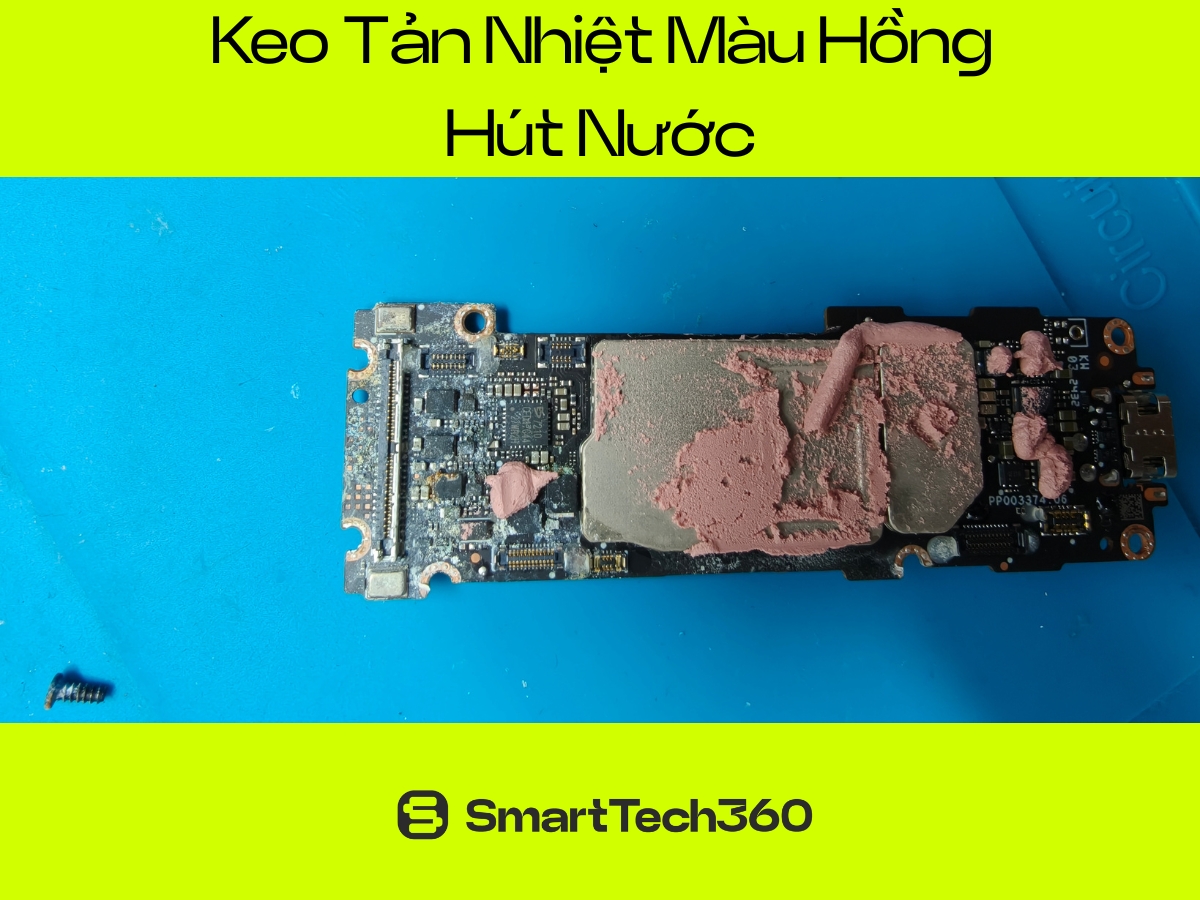 Lớp keo tản nhiệt giữ nước gây mục nát bo mạch DJI Pocket 3