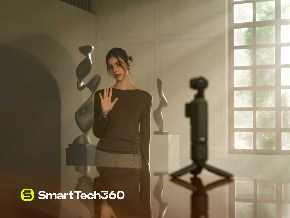 Ra lệnh điều khiển bằng cử chỉ tay trên DJI Osmo Pocket 4