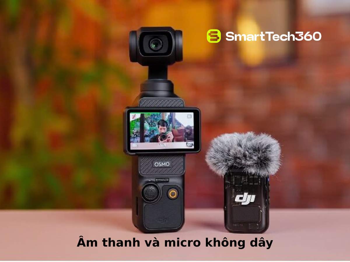 huong dan su dung dji osmo pocket 3 am thanh
