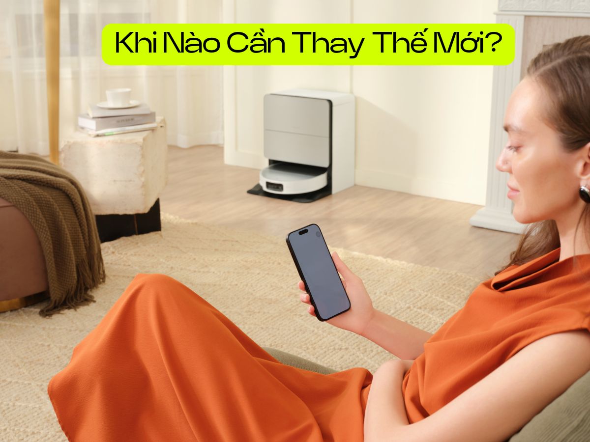 gie lau rung khi nao can thay moi roborock saros 10