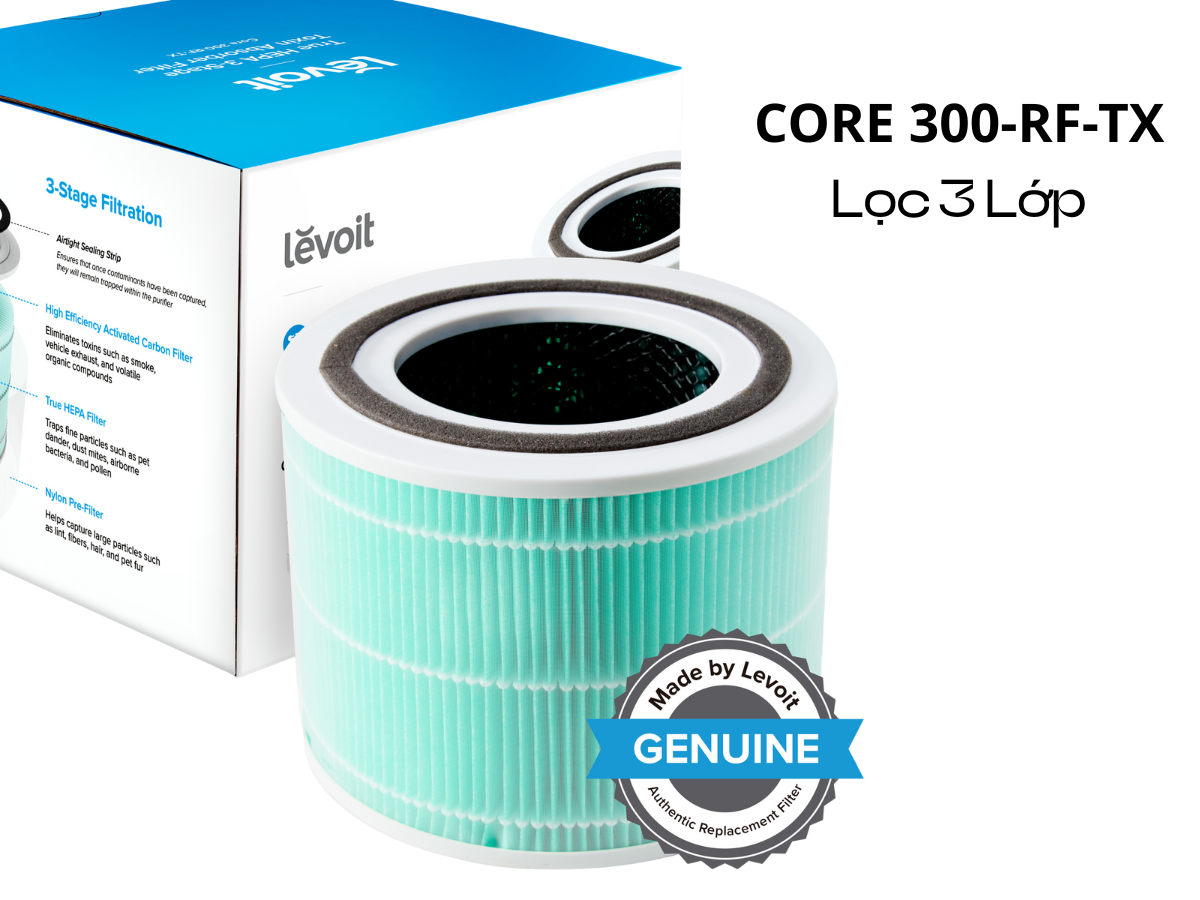 Lõi lọc khử độc tố Levoit Core 300-RF-TX màu xanh dương