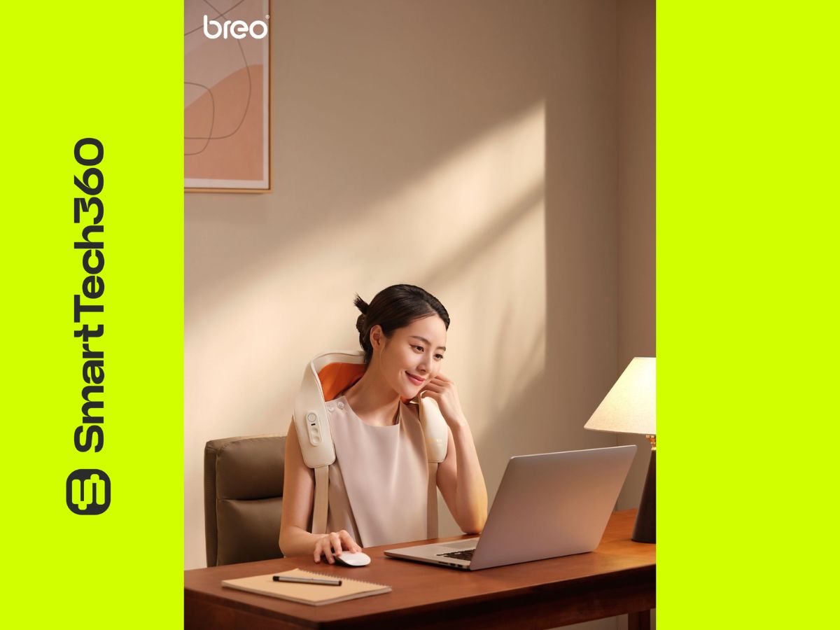 qua tang máy massage cổ vai gáy breo n6 mini cho nhân viên