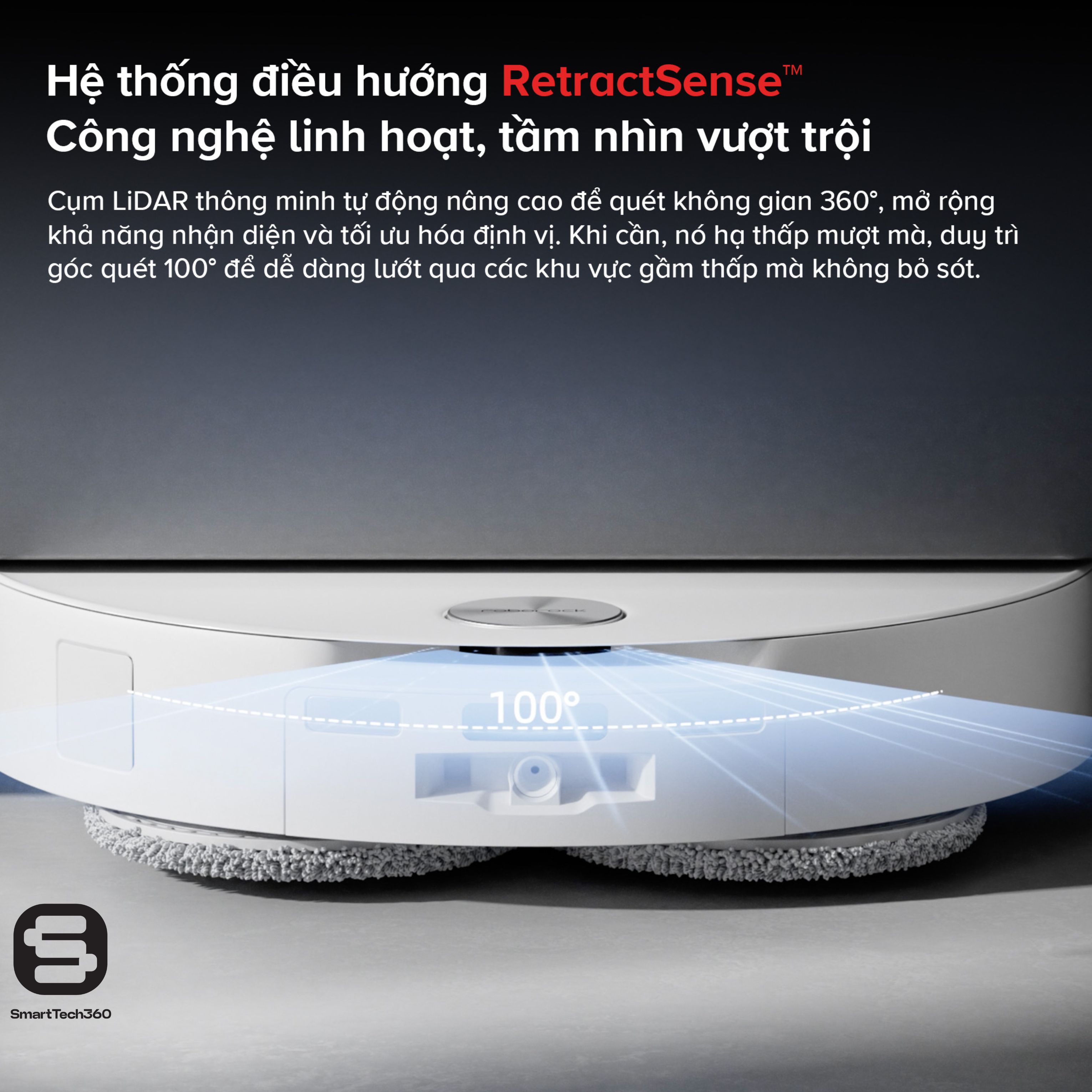 roborock qrevo edget cong nghe dieu huong lidar