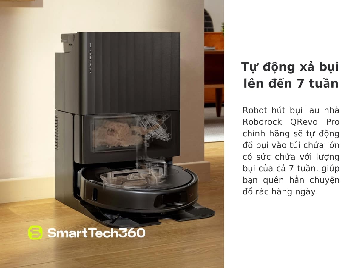 roborock qrevo pro tu dong xa bui