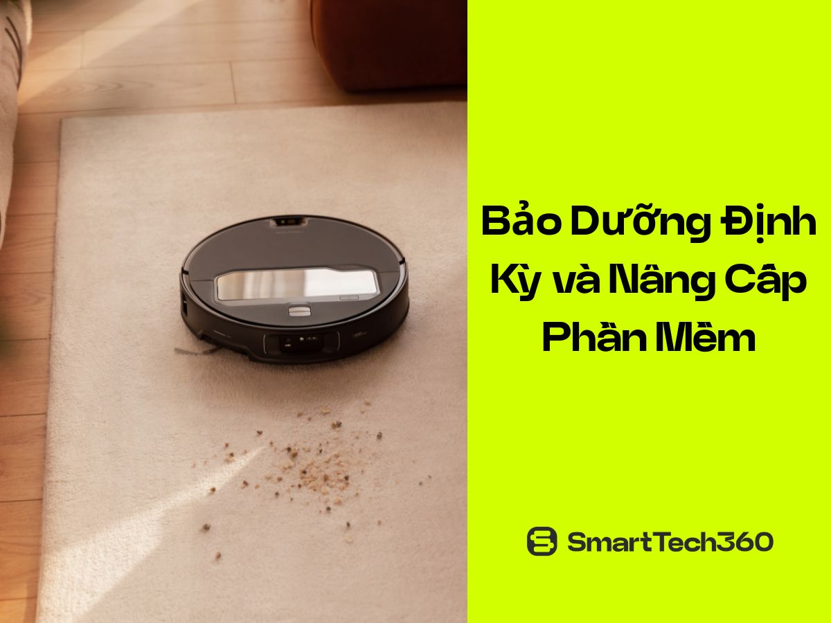 Bảo dưỡng định kỳ robot hút bụi lau nhà Roborock