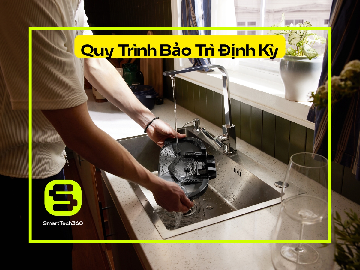 Quy trình bảo trì định kỳ cho robot hút bụi Roborock