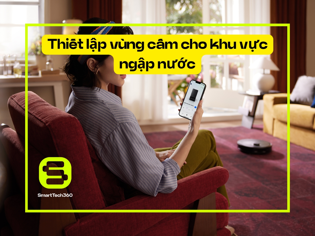 Thiết lập vùng cấm trên ứng dụng Roborock