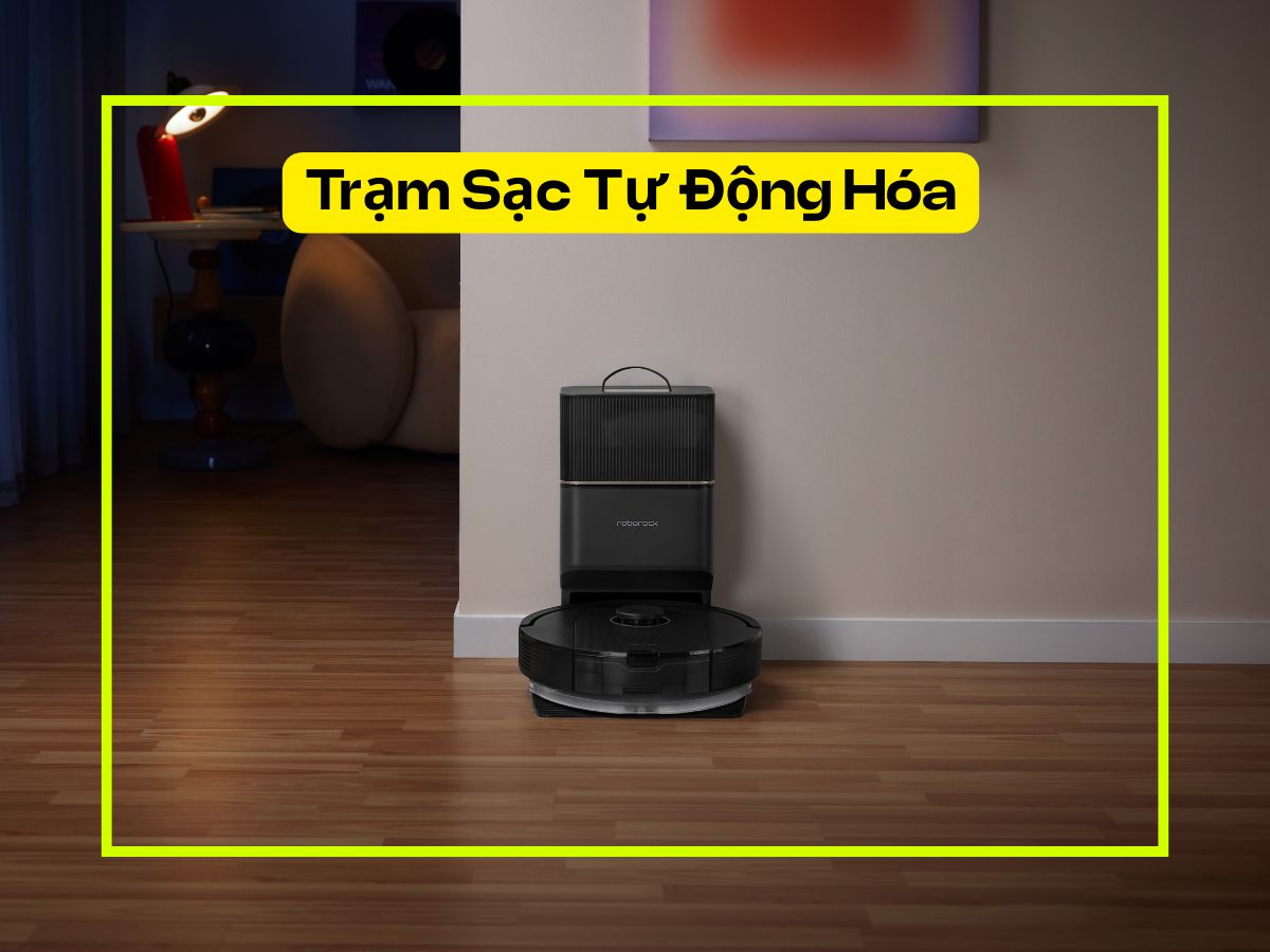 Trạm sạc tự động hóa của robot hút bụi